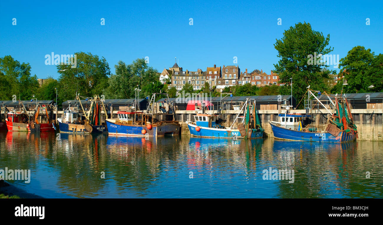 La flotte de pêche de rivière Rother, Simmons, Quai ( tourné sur un Hasselblad H3DII-50, la production d'une 140MO + Tiff si nécessaire) Banque D'Images