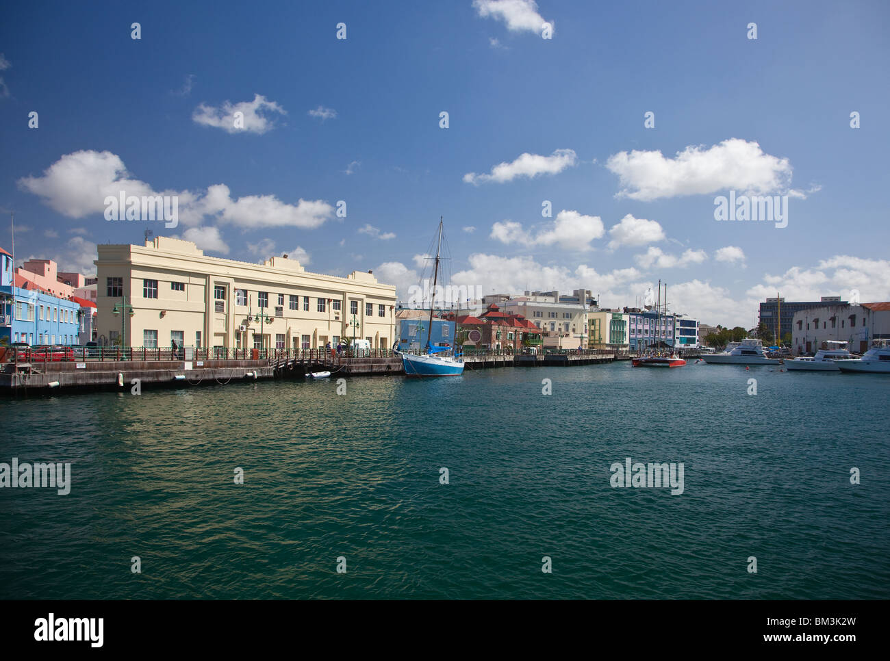 Constitution River, Careenage Bridgetown, Barbade Banque D'Images