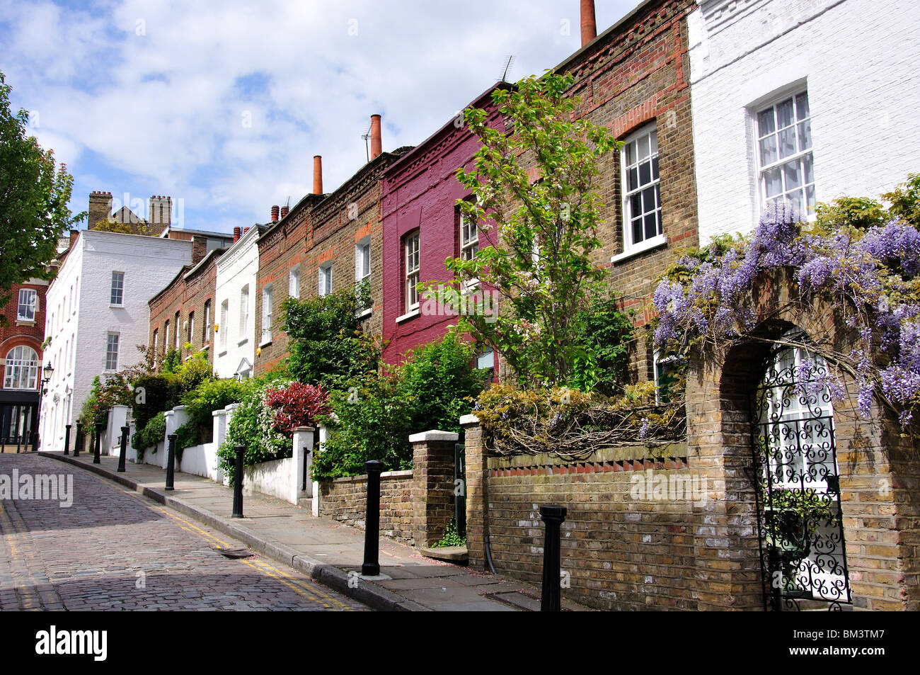 Ruelle, Hampstead, London Borough of Camden, Greater London, Angleterre, Royaume-Uni Banque D'Images