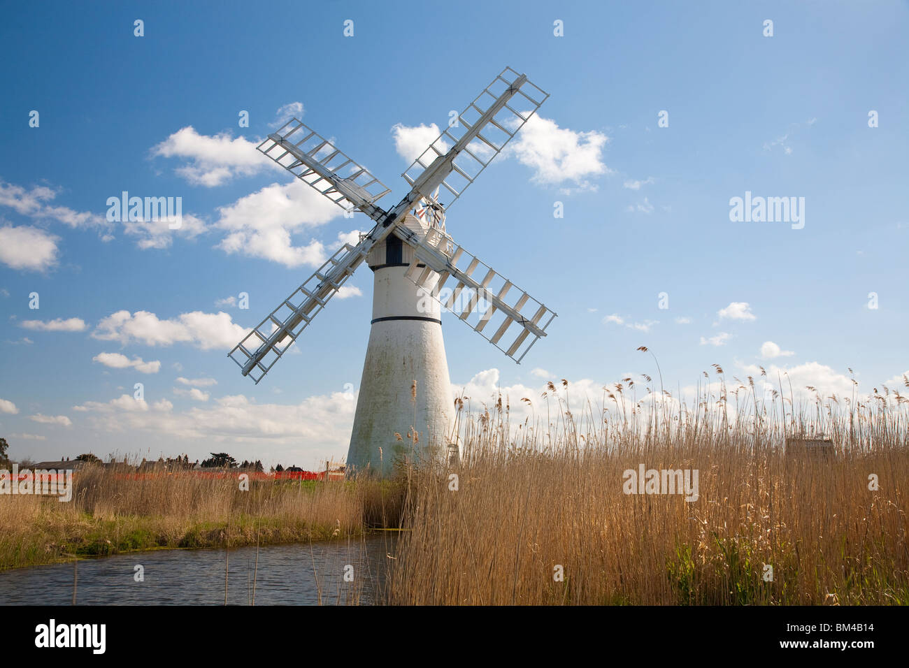Dyke Thurne Moulin de Drainage Norfolk Broads Angleterre UK Banque D'Images
