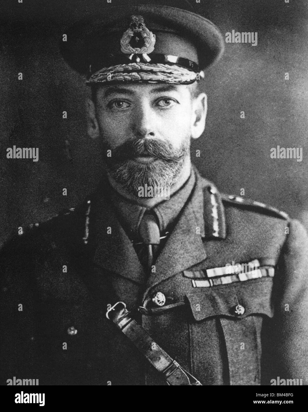 Le roi George V (1865-1936) en uniforme de l'armée de la Première Guerre mondiale Banque D'Images