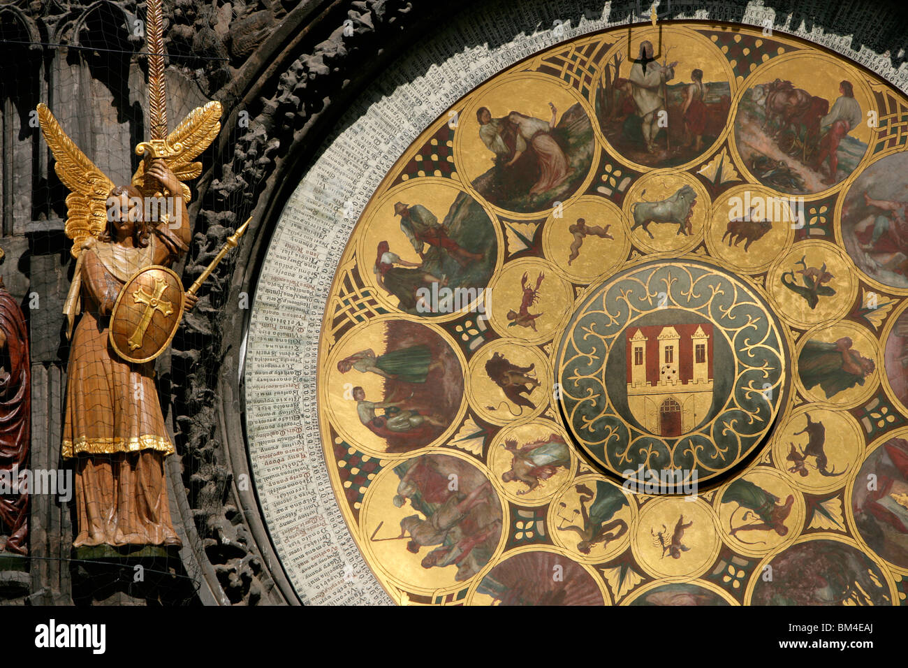 Horloge Astrologique Banque D'Images