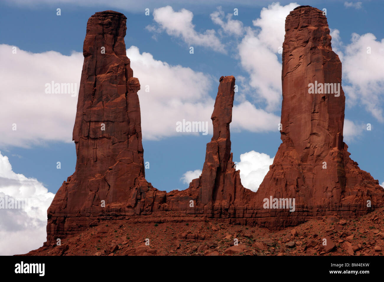 Piliers de Monument Valley Banque D'Images