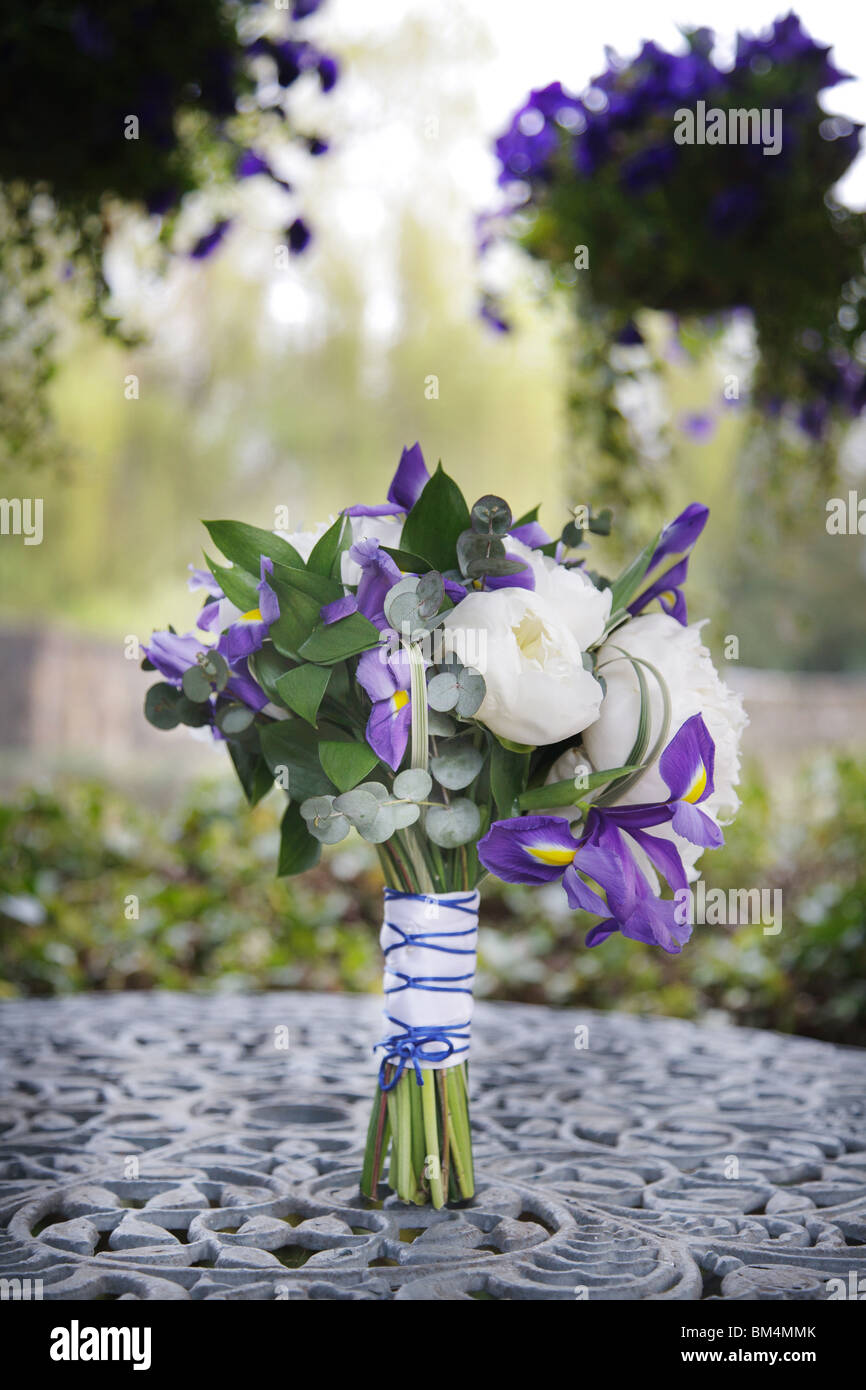 Bouquet de fleurs mariage Banque D'Images