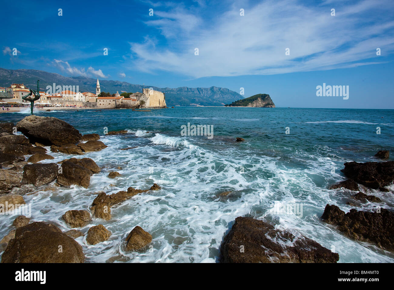 Budva, Monténégro Banque D'Images