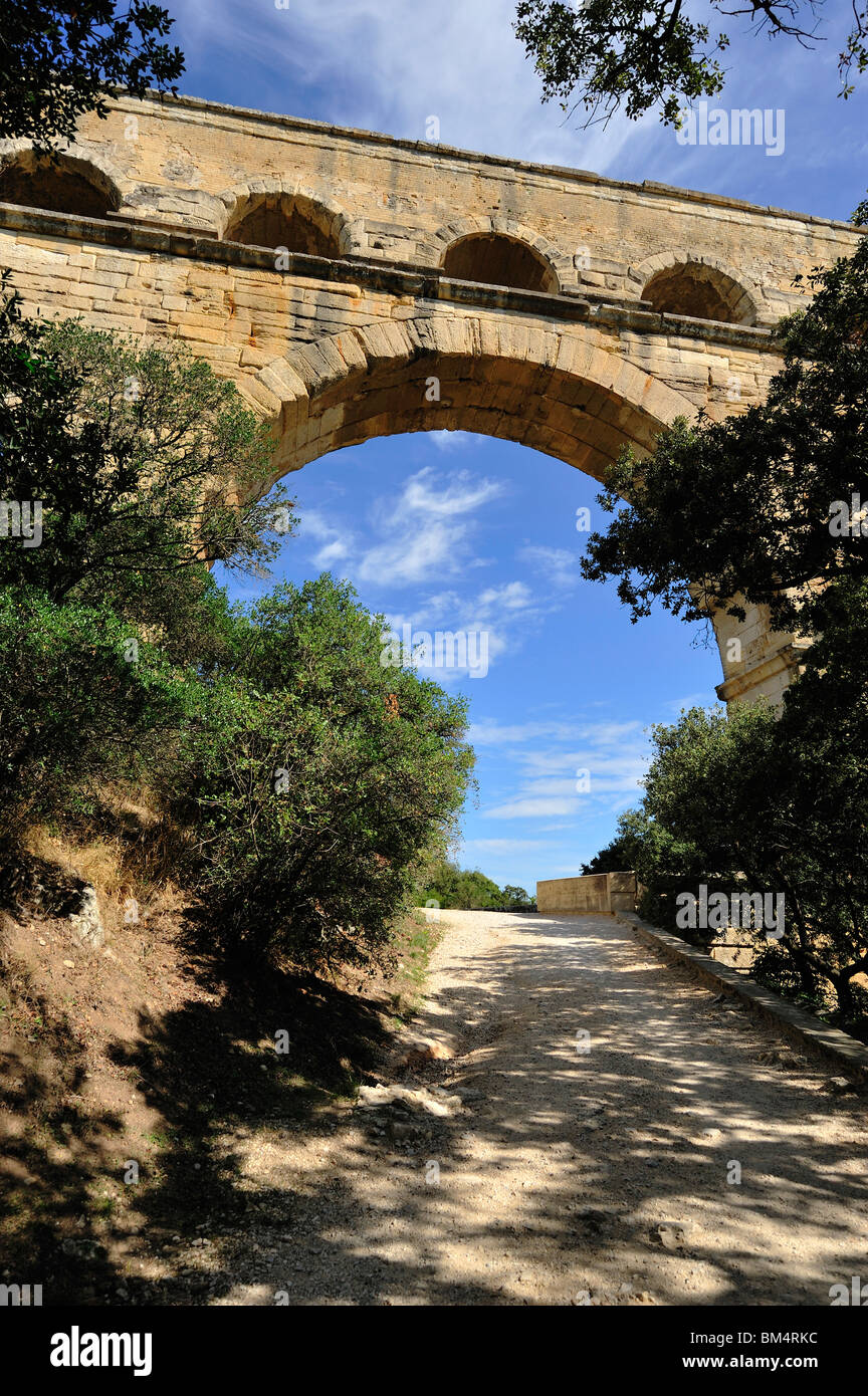 Pont du Gard, Languedoc-Roussillon, France Banque D'Images