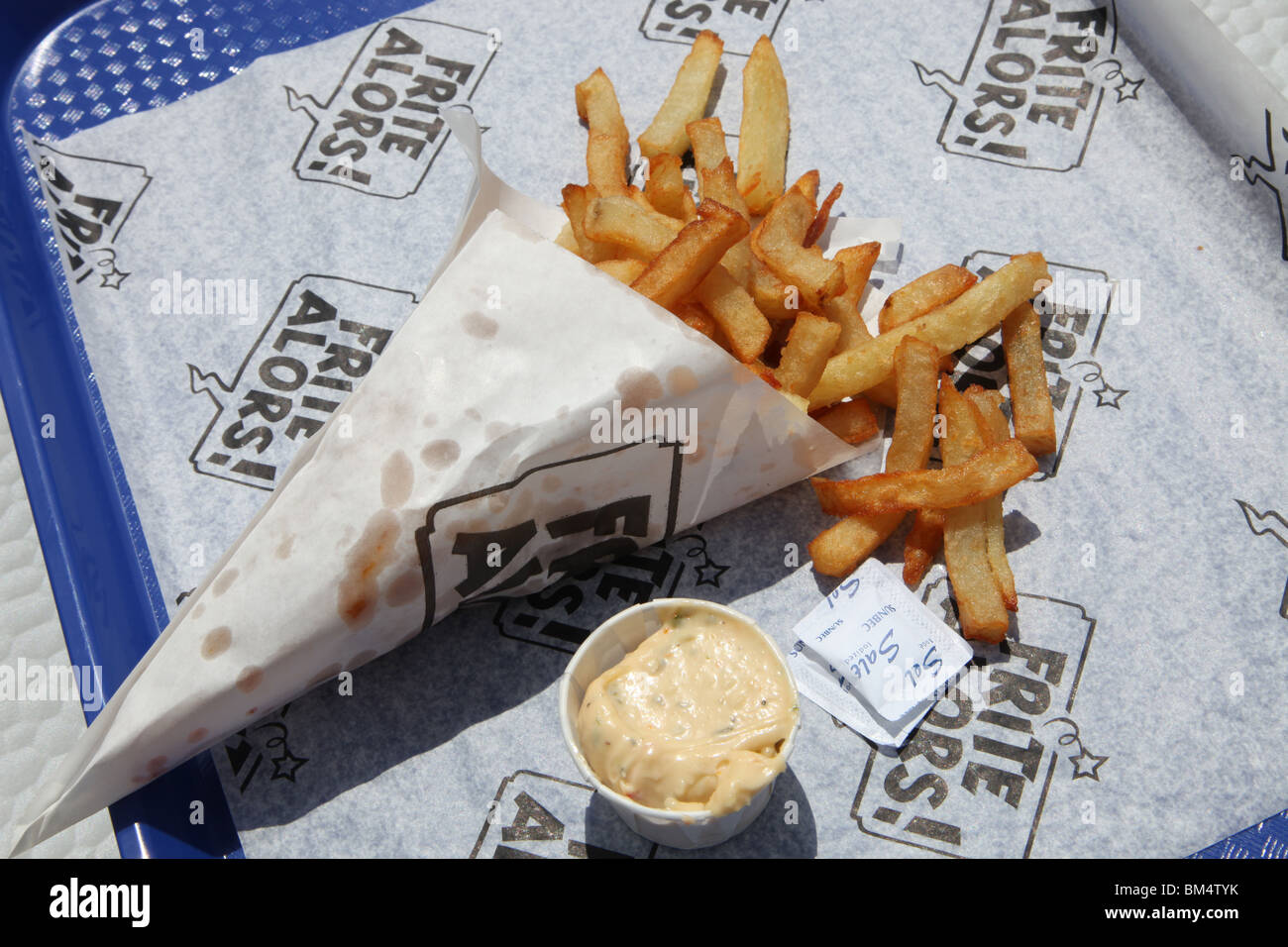 Fast food French Fries Banque D'Images