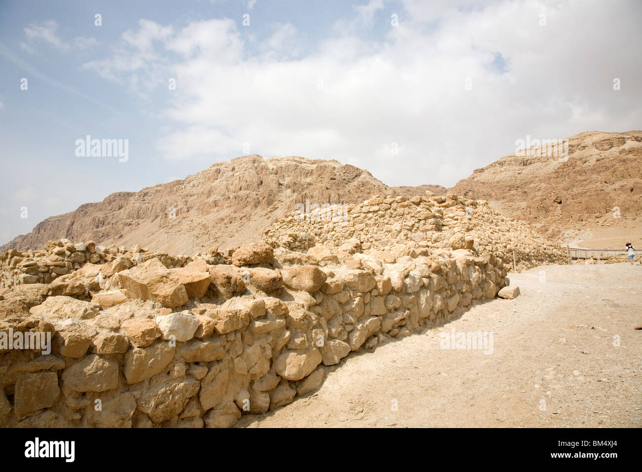 Qumran National Park - Israël Banque D'Images