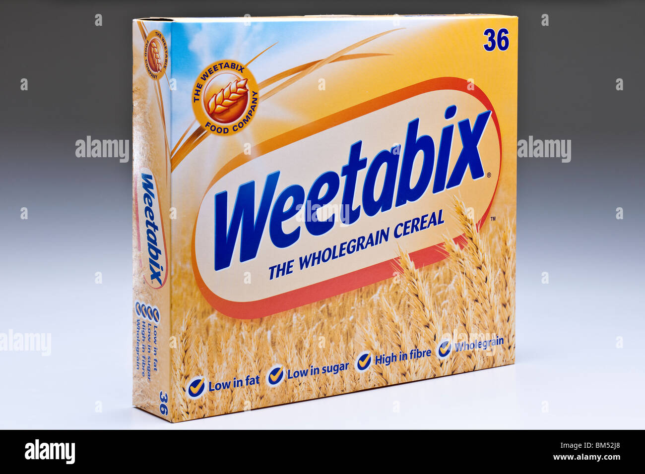 Fort de 36 céréales à grains entiers de Weetabix Banque D'Images