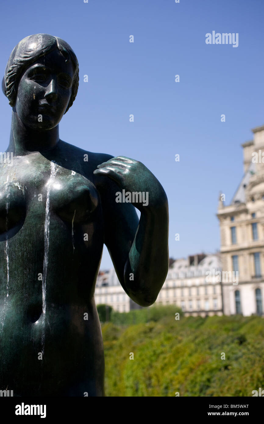 Le Jardin des Tuileries, Paris Banque D'Images