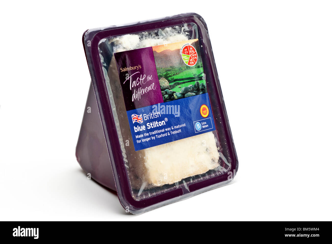 Goûtez la différence Sainsbury's British Stilton cheese Banque D'Images