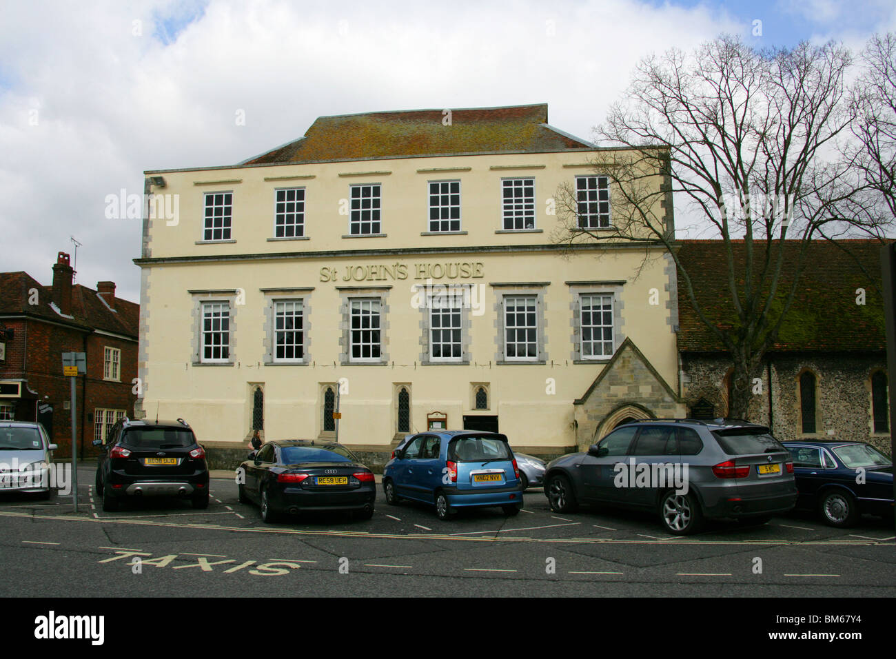 St John's house, Broadway, Winchester, Hampshire, Royaume-Uni Banque D'Images