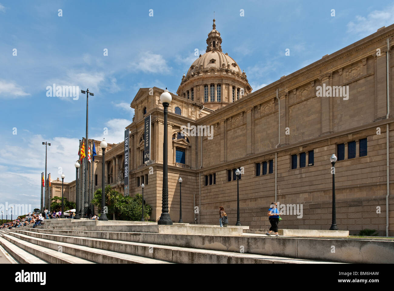 Musée national d'Art Catalan, Montjuïc, Barcelone Banque D'Images