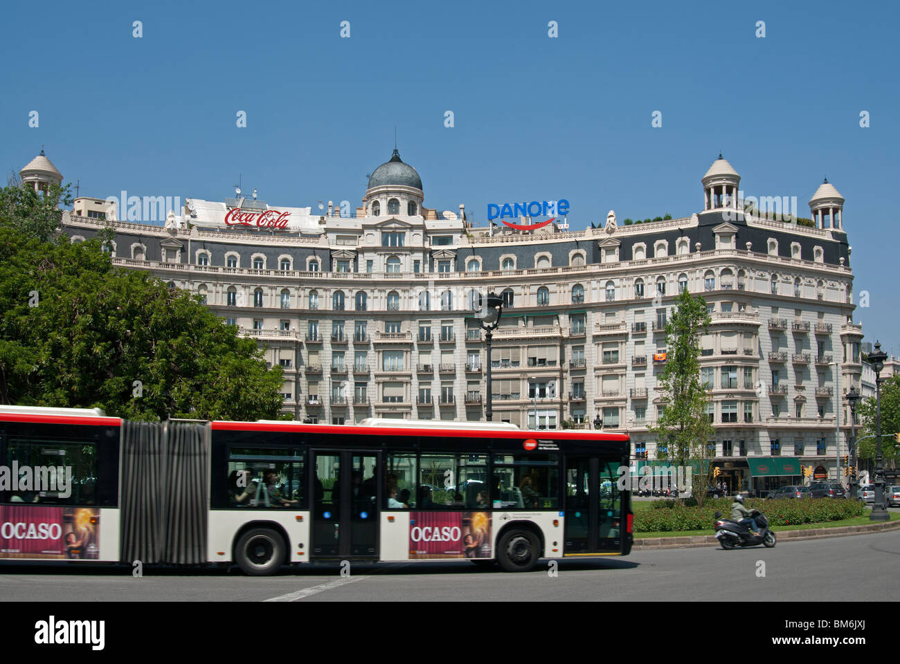 Avenida Diagonal, Barcelone, Espagne Banque D'Images