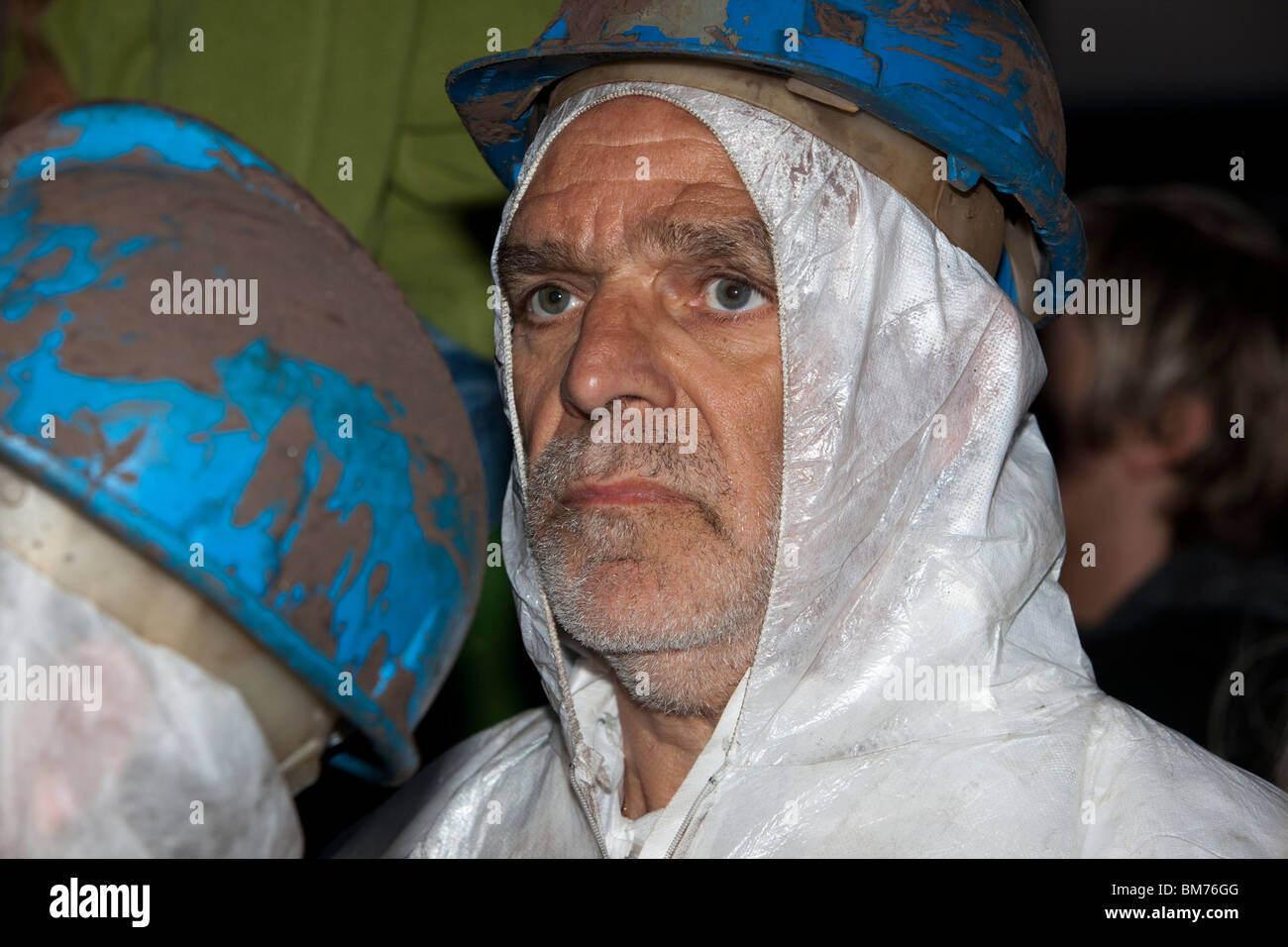 Groupe de théâtre Catalan La Fura dels Baus, le rendement global Rheingold, Capitale européenne de la Culture, Duisburg, Allemagne, Europe Banque D'Images