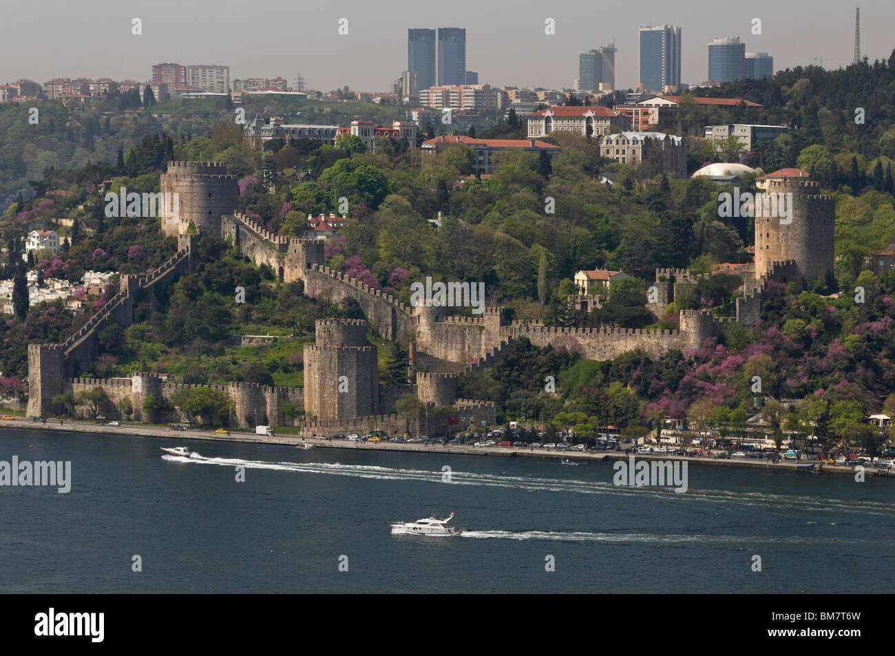 Rumeli Hisari,château forteresse Thrace,1452,donnant sur le Bosphore, Istanbul Banque D'Images