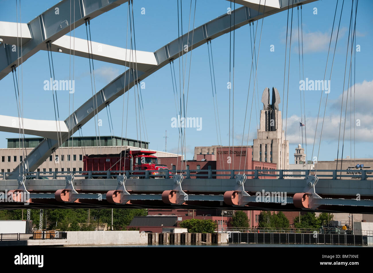 Frederick Douglass - Susan B. Anthony Memorial Bridge Banque D'Images