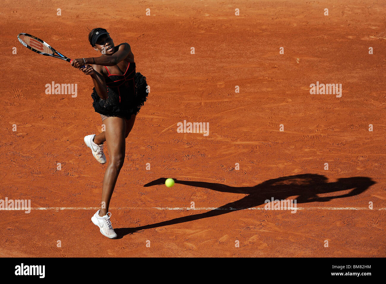 Venus Williams (USA) qui participent à l'Open de France 2010 Banque D'Images