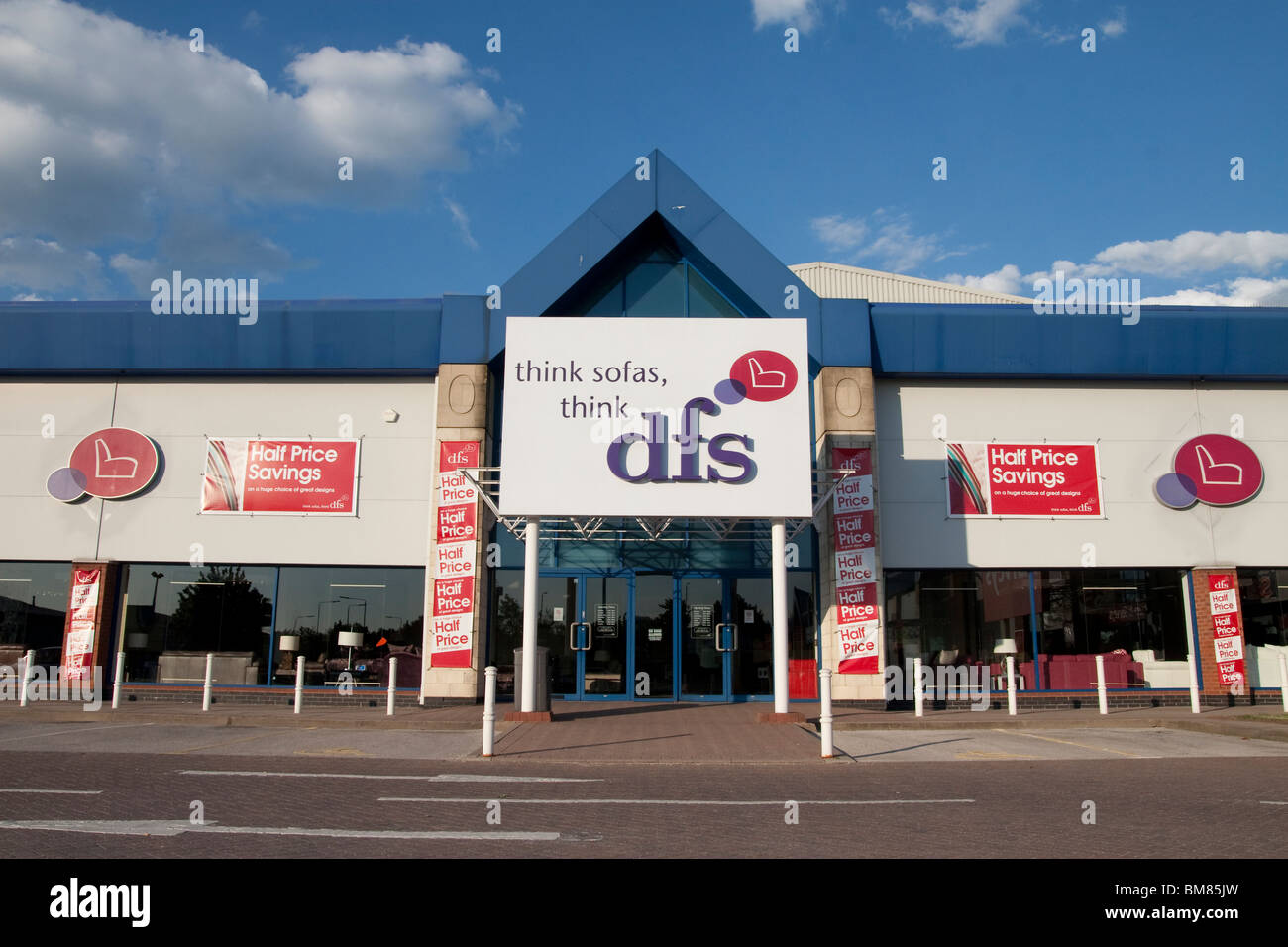 DFS store, château de plaisance Retail Park, Nottingham England UK Banque D'Images