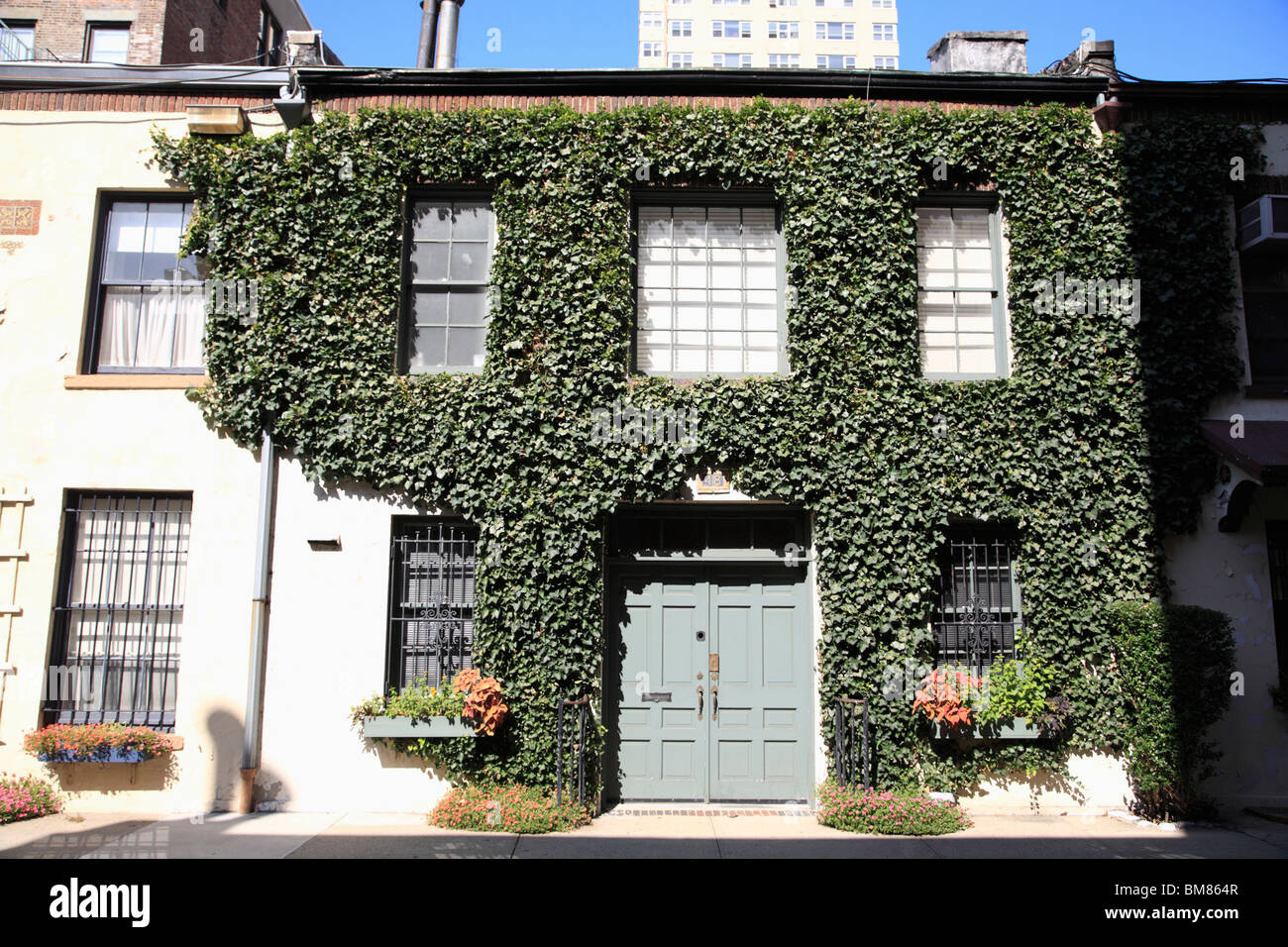 Washington Mews, Greenwich Village, West Village, à Manhattan, New York City, USA Banque D'Images