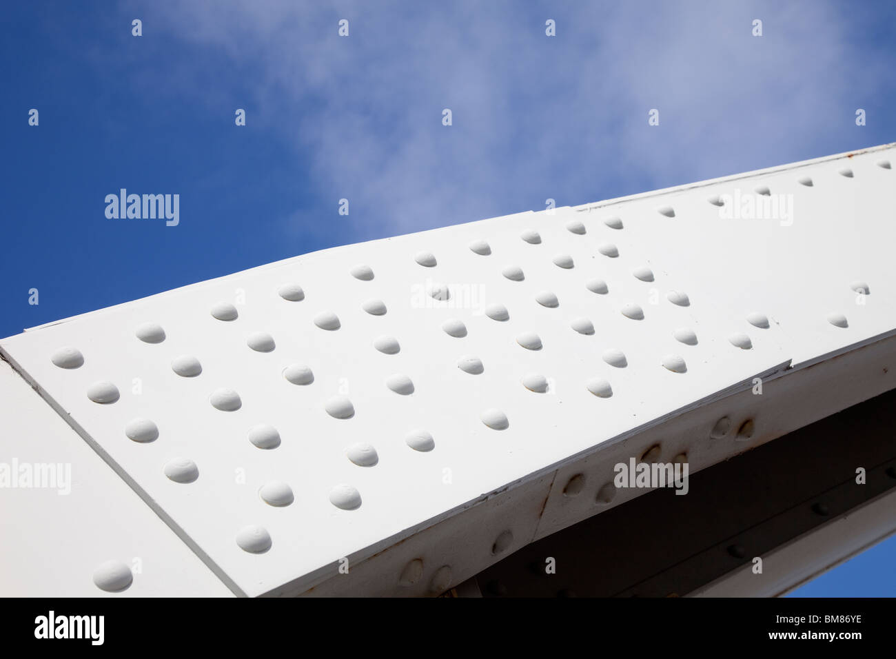 Riveted steel rivets metal background Banque de photographies et d ...