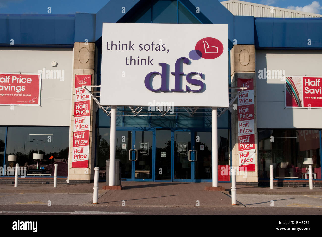 DFS store, château de plaisance Retail Park, Nottingham England UK Banque D'Images
