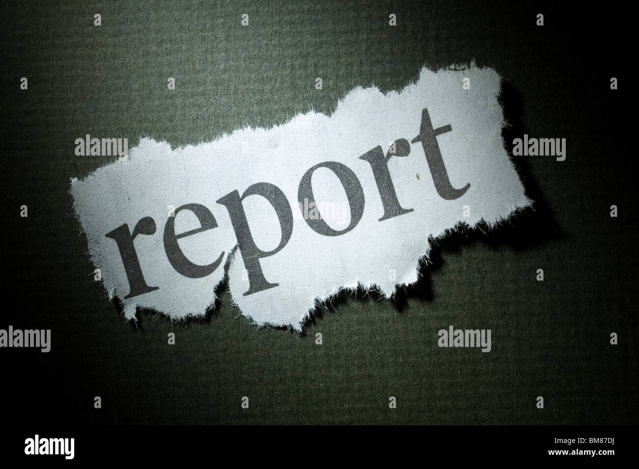 Rapport global, concept de reportage Banque D'Images