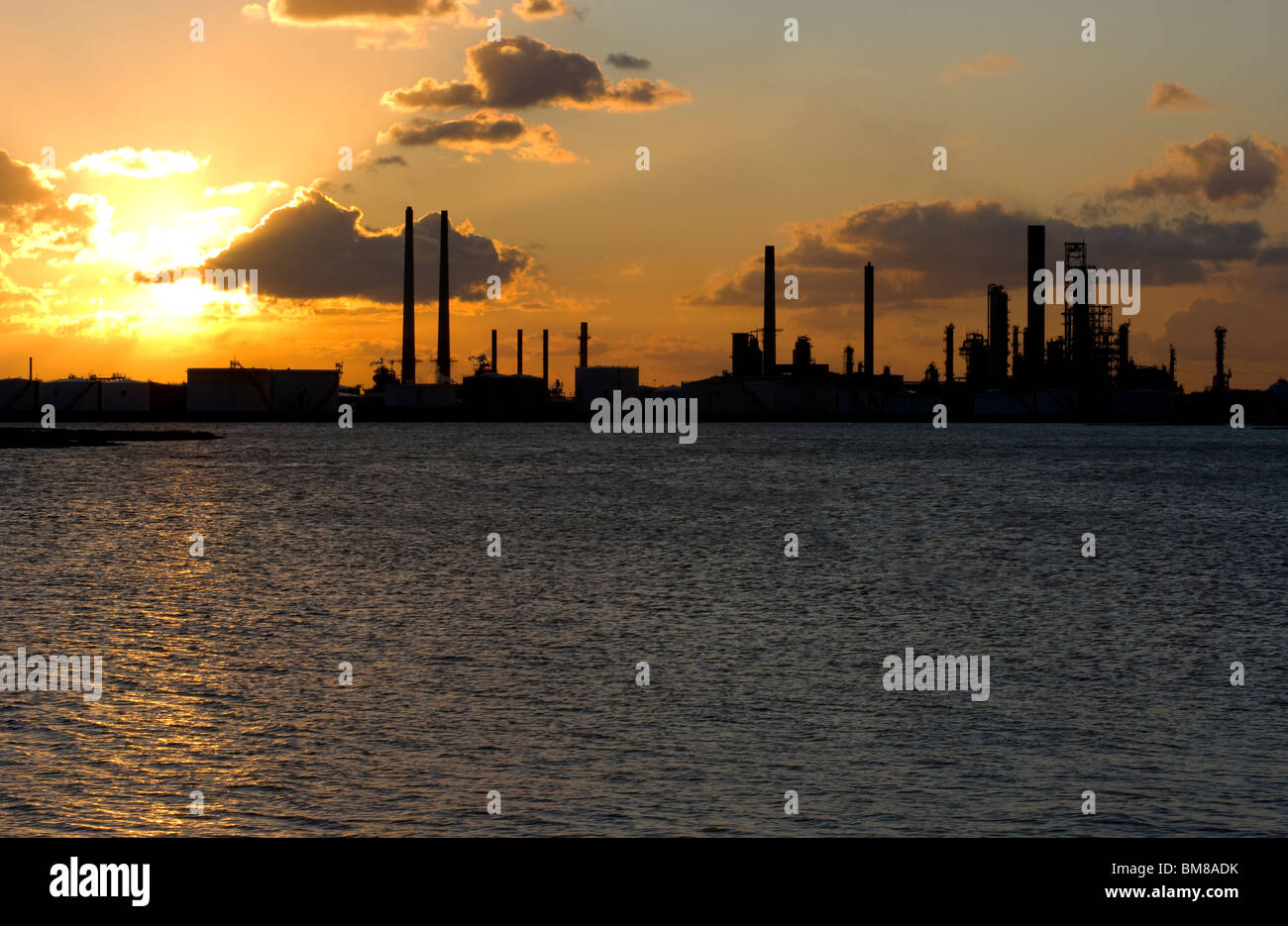 Industrial Sunset Banque D'Images