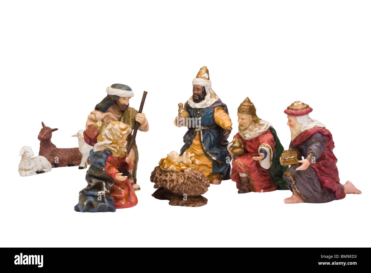 Figurines de la nativité Banque D'Images