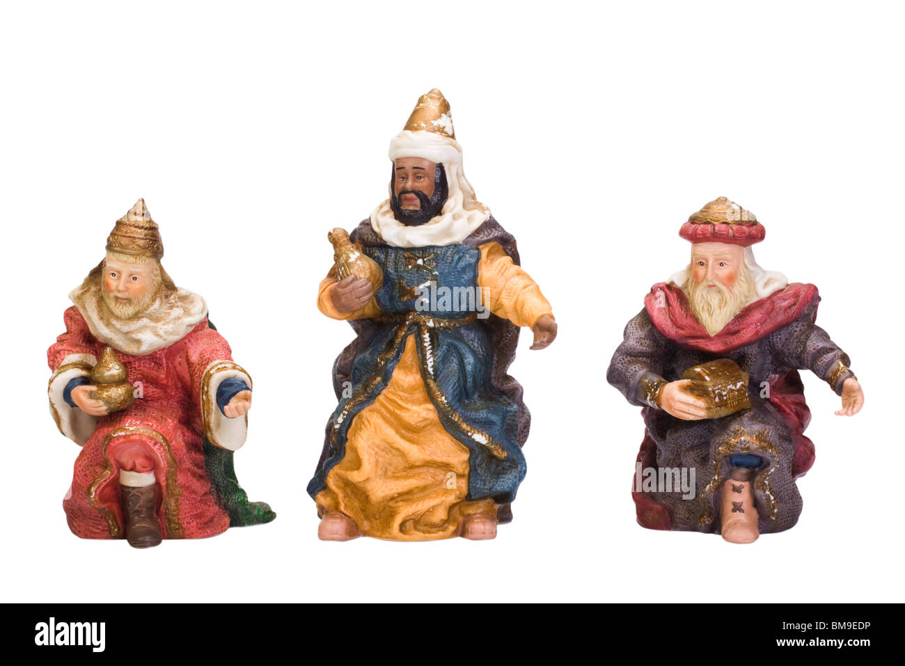 Univers miniatures de Trois Sages Banque D'Images