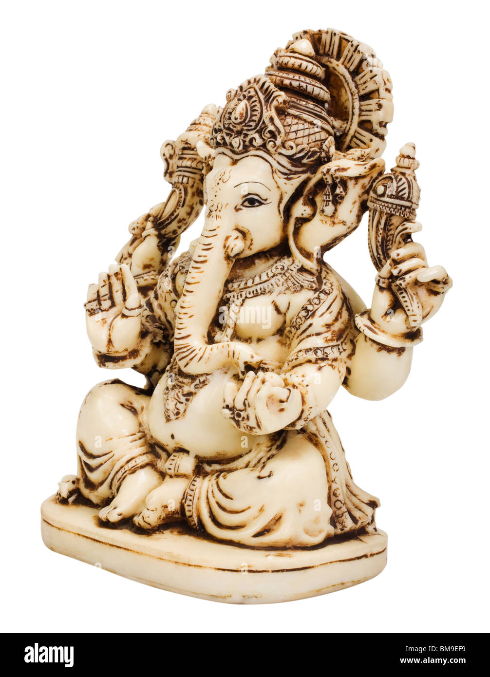 Close-up d'une figurine de Seigneur Ganesha Banque D'Images