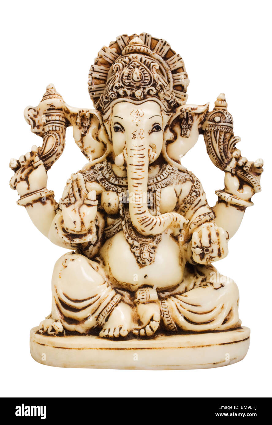 Close-up d'une figurine de Seigneur Ganesha Banque D'Images