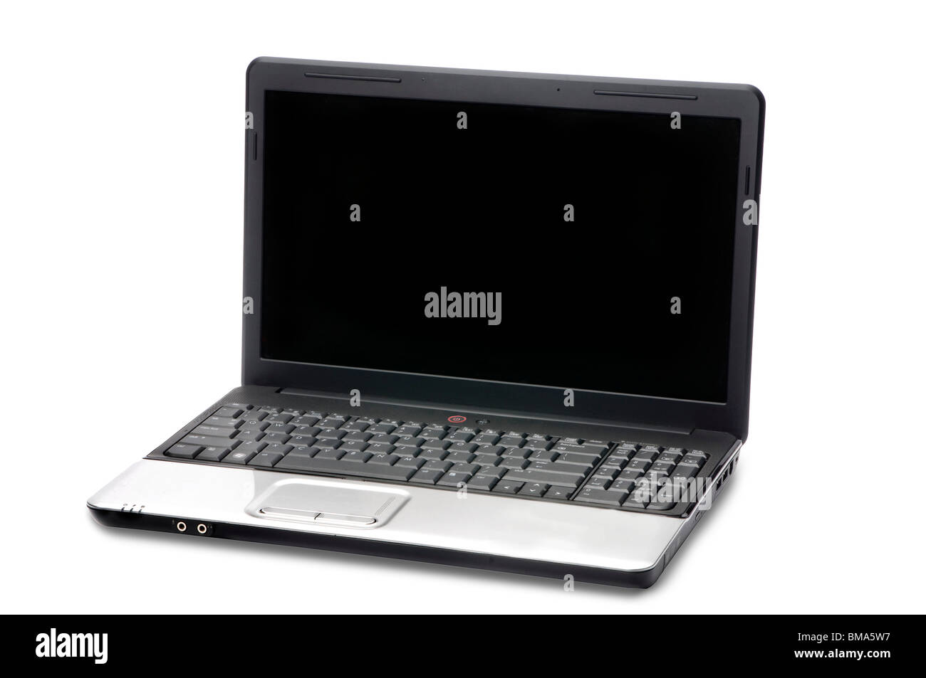 Ordinateur portable ordinateur portable sur blanc Banque D'Images