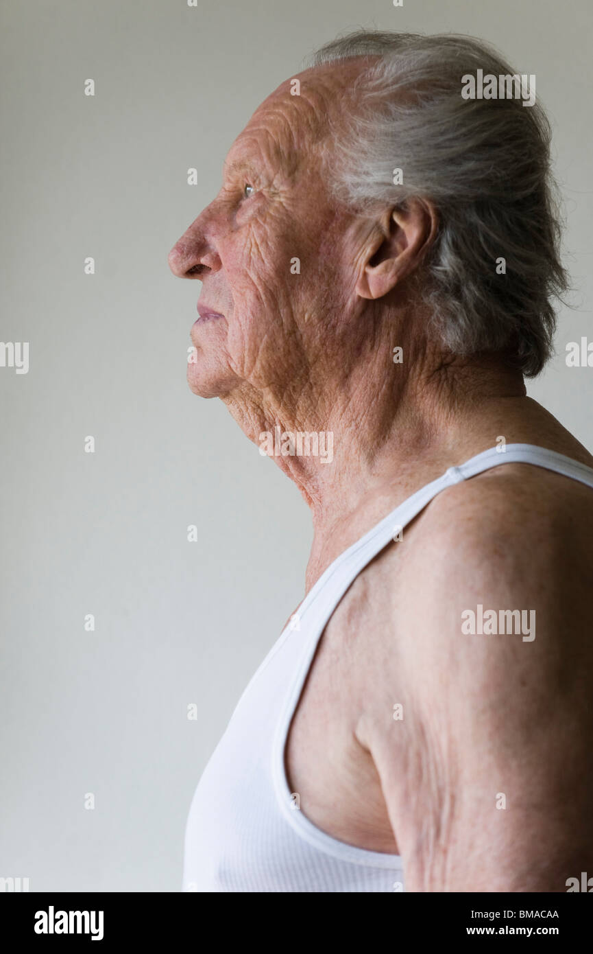 Profil homme chauve Banque de photographies et d’images à haute ...