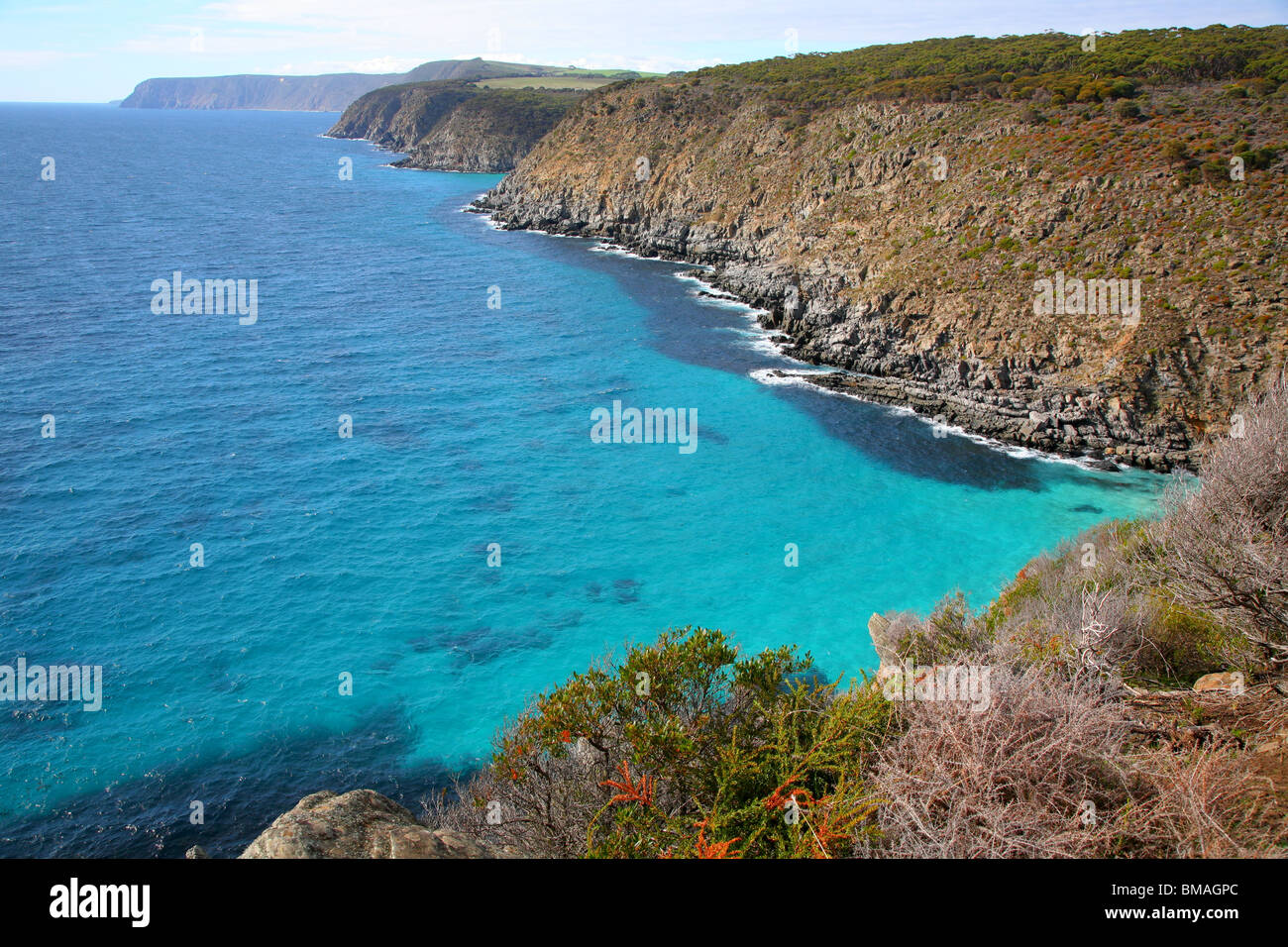 Kangaroo Island Australie du Sud Littoral Banque D'Images