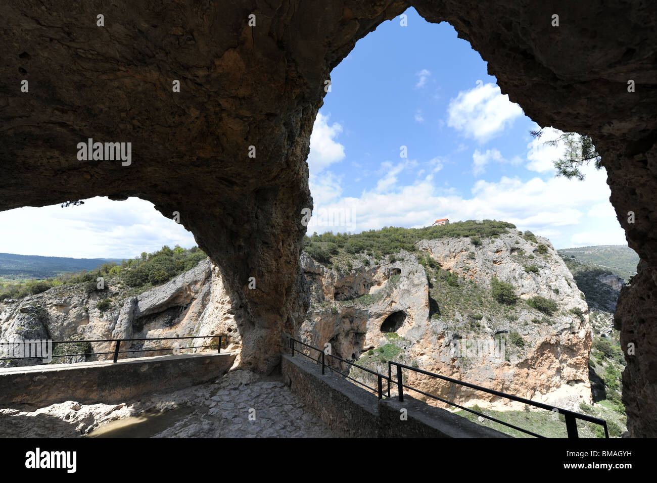 Fenêtre du diable / Ventano del Diablo, Serrania de Cuenca, Castille-La Manche, Espagne Banque D'Images