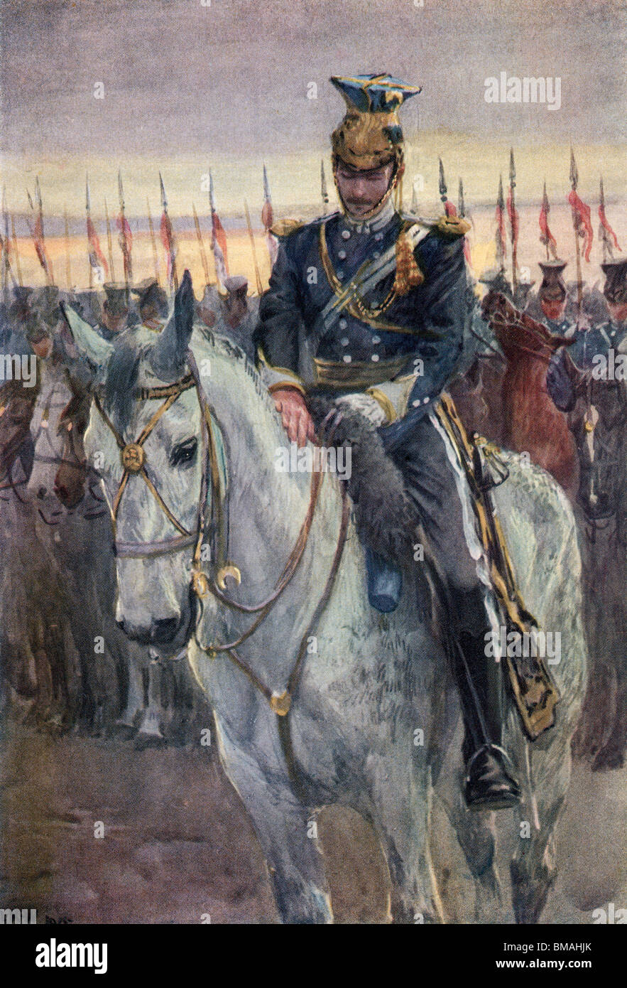 La matinée de Balaclava. Illustration par Lucy Kemp Welch de la beauté noire par A. Sewell publié en 1915. Banque D'Images