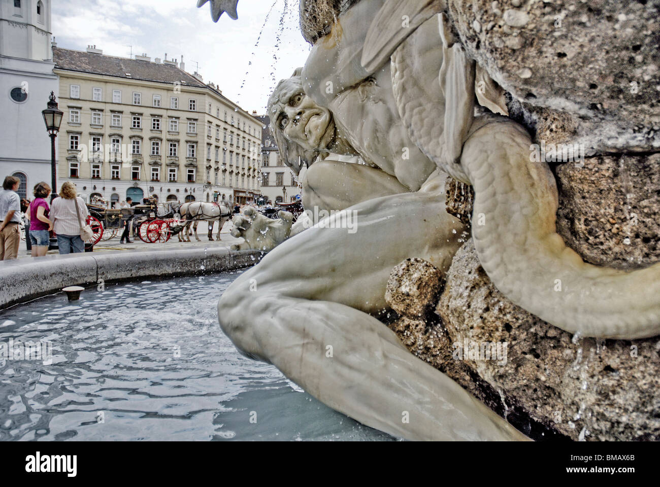 La Hofburg de Vienne en Autriche. Banque D'Images