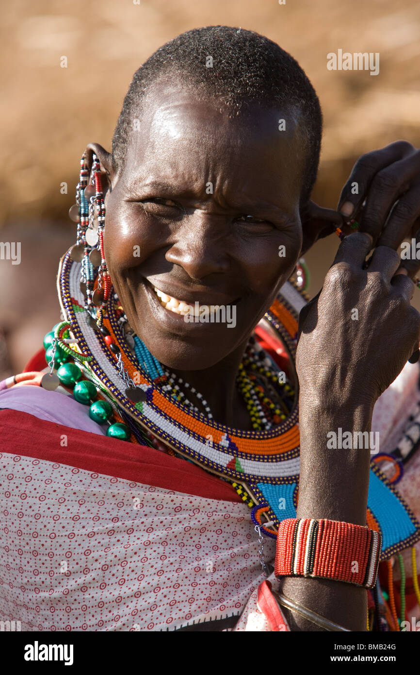 Maasai beadwork kenya Banque de photographies et d’images à haute