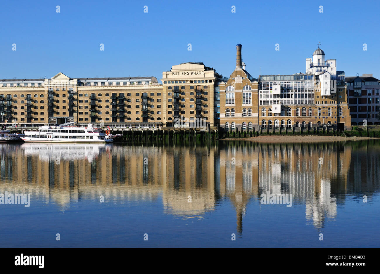 Butlers Wharf et Shad Thames, Southwark, London SE1, Royaume-Uni Banque D'Images