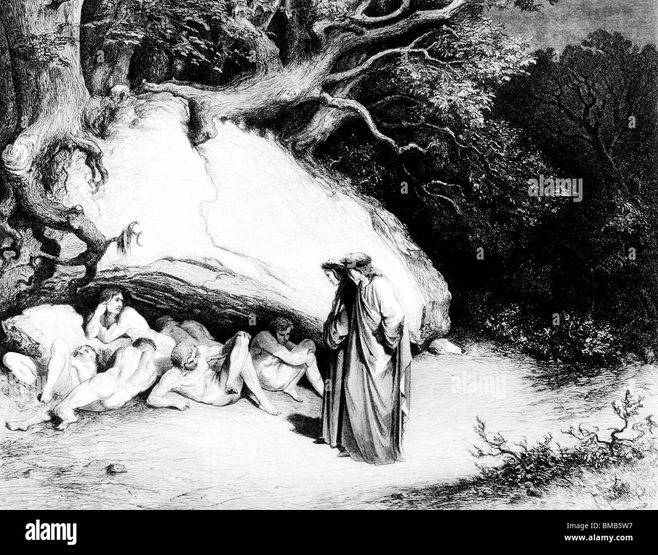 Les limbes avec âmes innocentes Banque D'Images