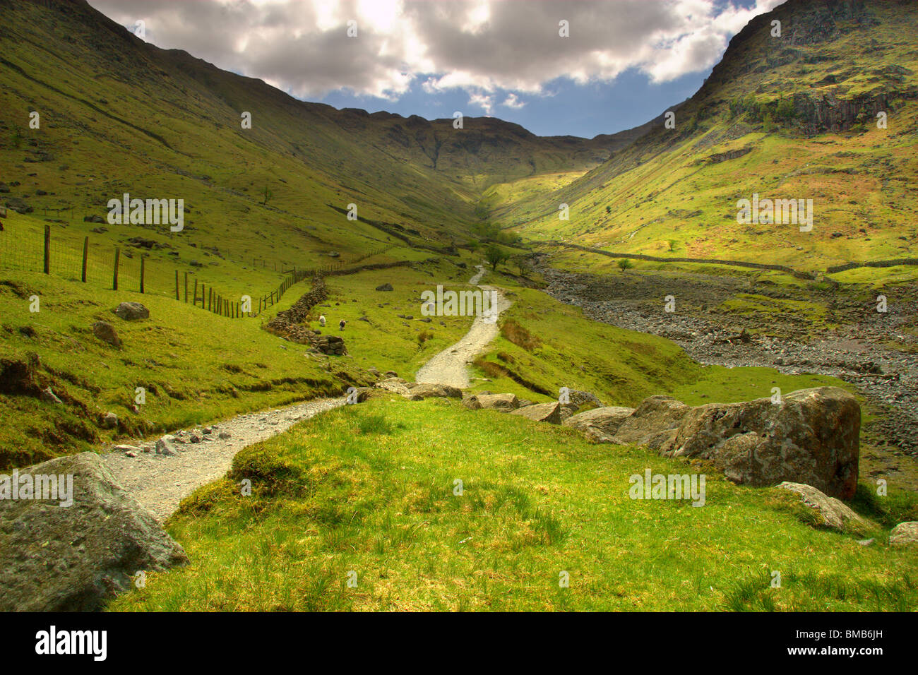 Allen & Aaron rochers escarpés de la Petite Venise, Lake District, Cumbria Banque D'Images