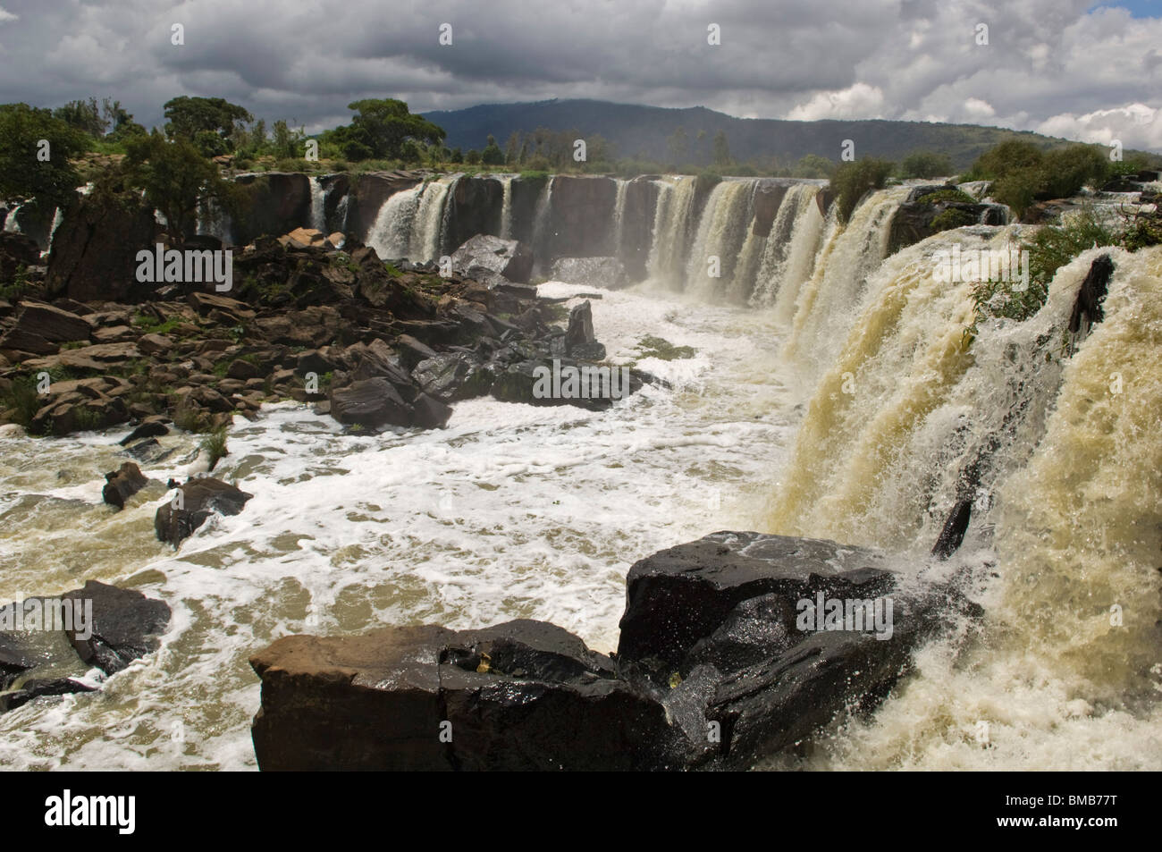 Quatorze Falls sur l'Athi River, près de Thika Kenya Banque D'Images