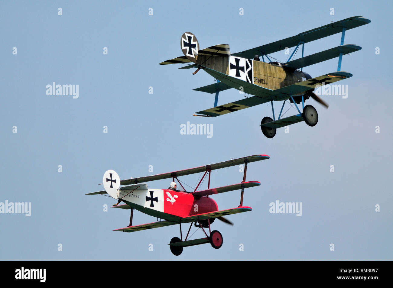 Fokker DR1 Triplan Banque D'Images