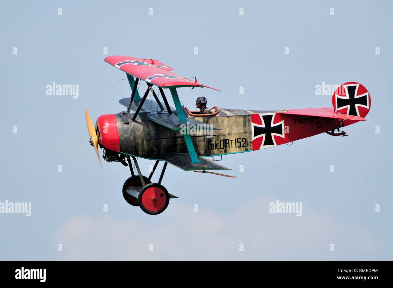 Fokker DR1 Triplan Banque D'Images
