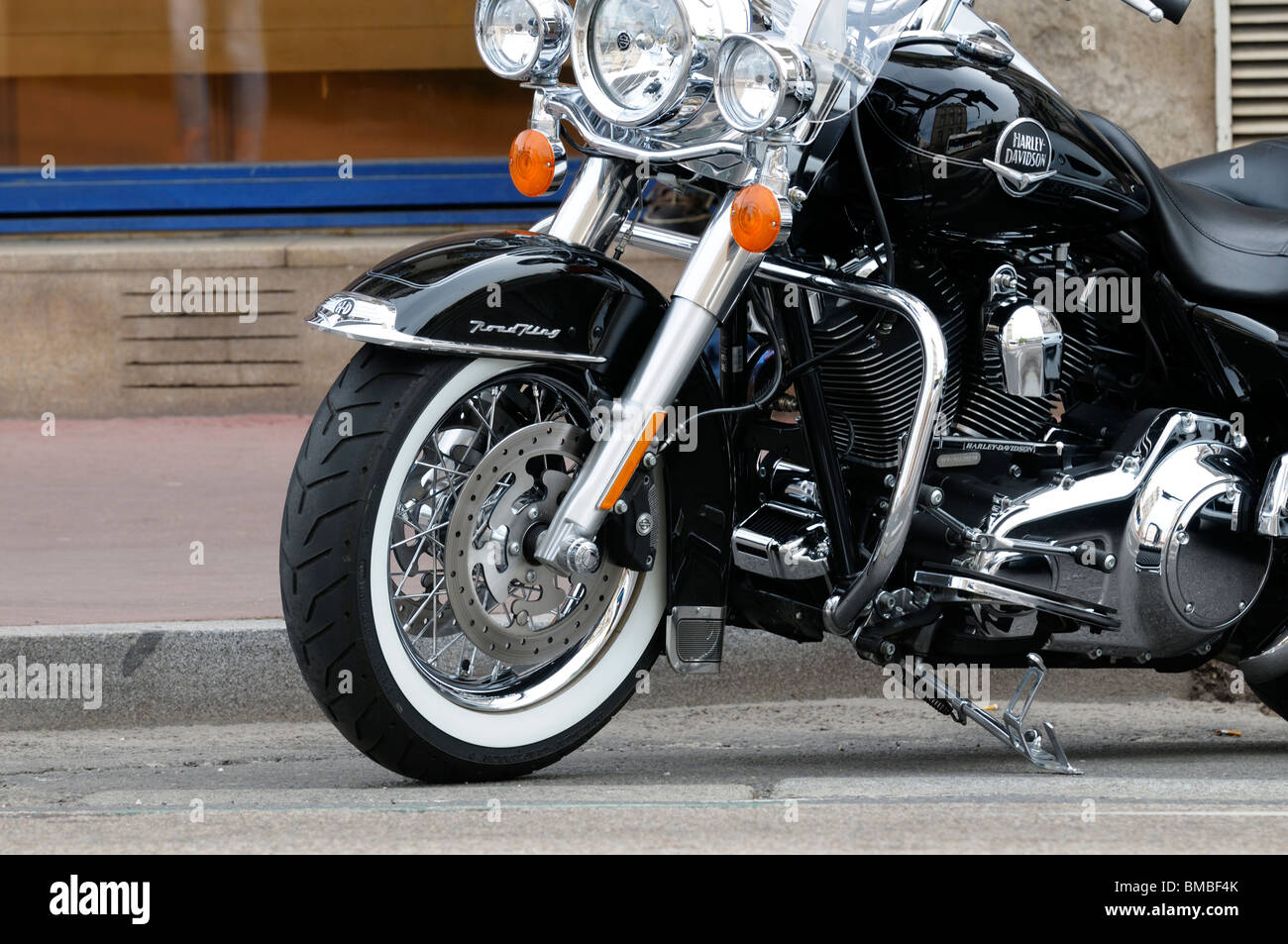 Black and white harley davidson Banque de photographies et d’images à ...