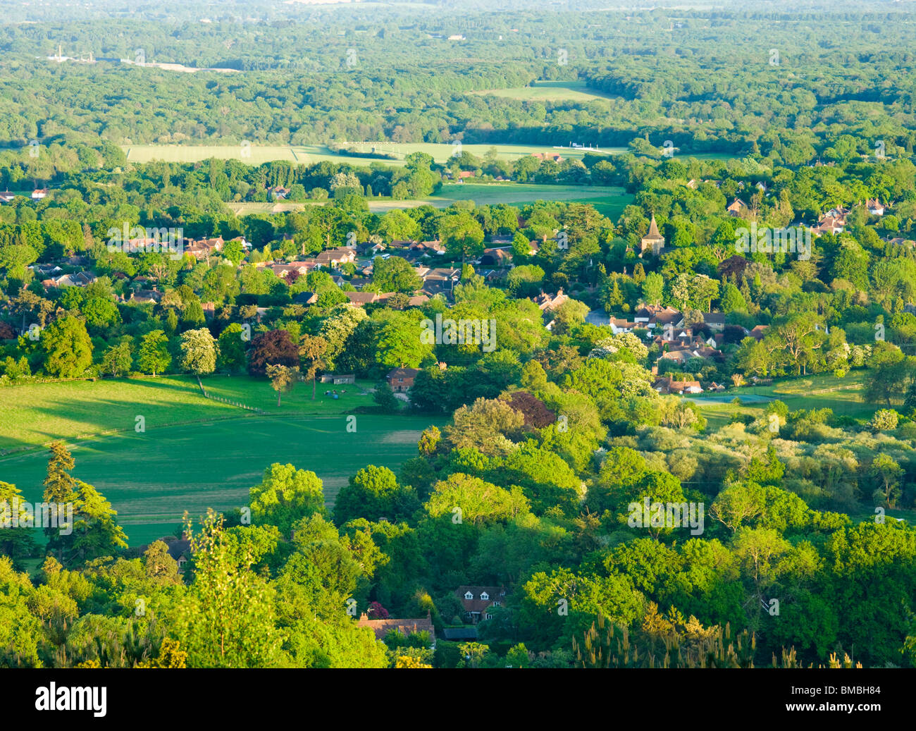 Northiam de Pitch Hill, Surrey, UK Banque D'Images