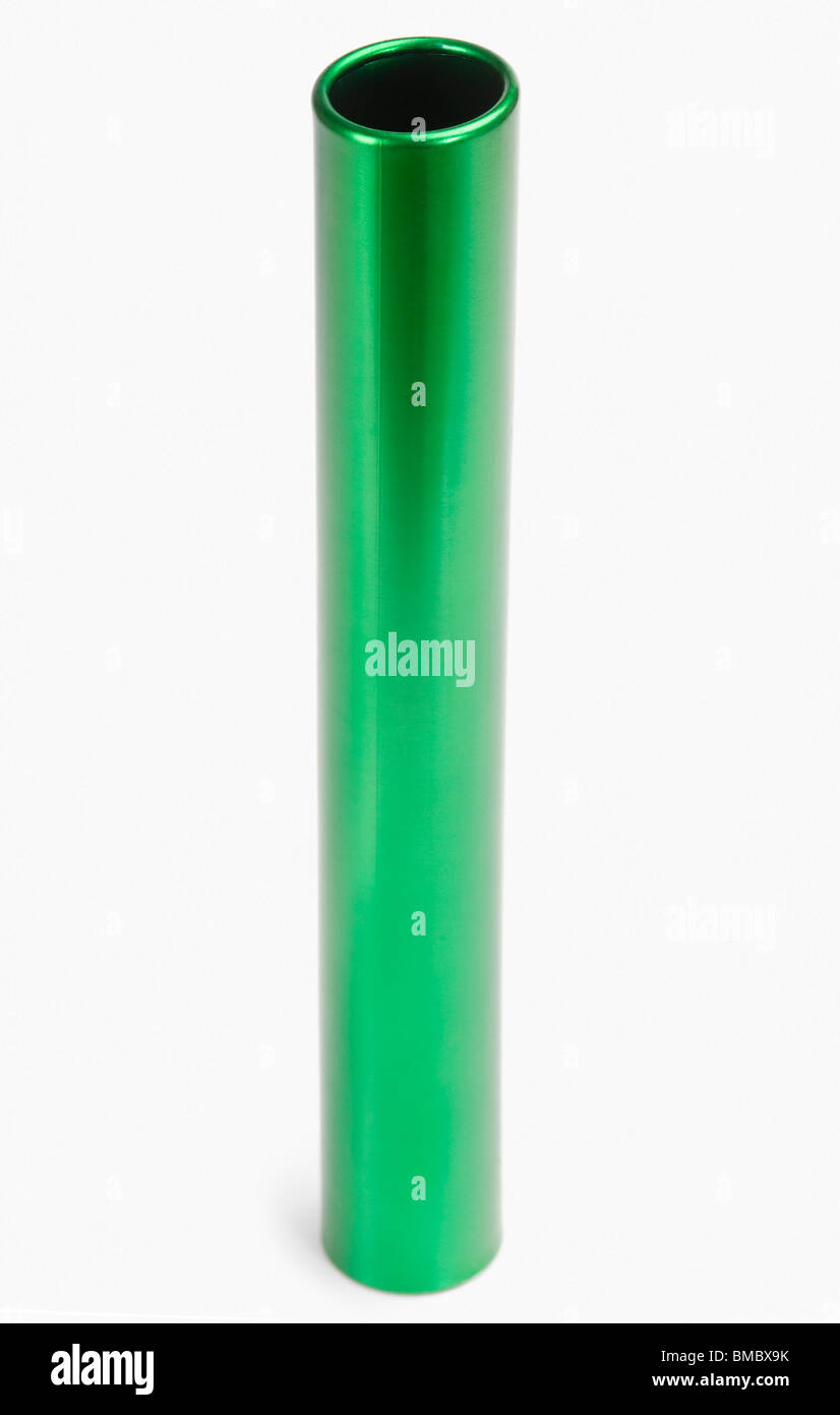 Close-up of a relay baton Banque D'Images