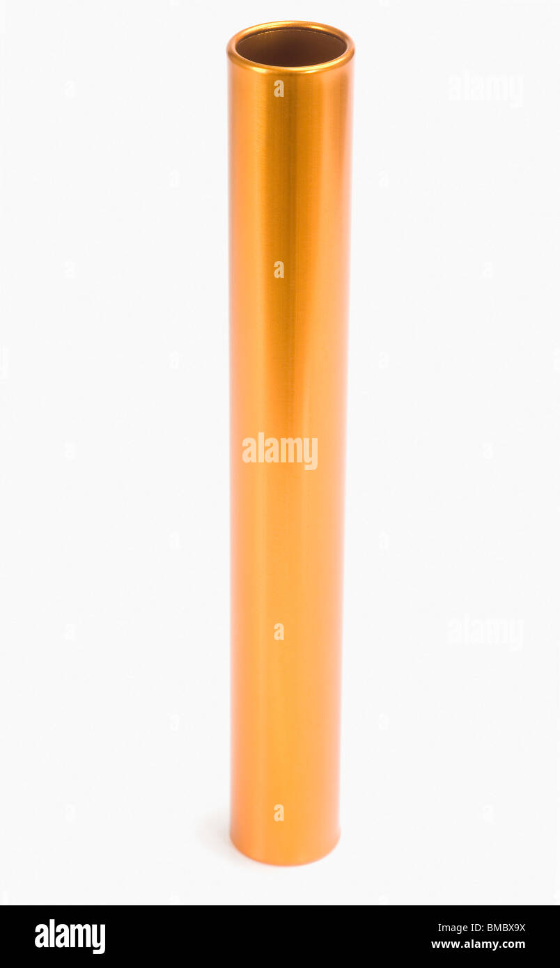 Close-up of a relay baton Banque D'Images