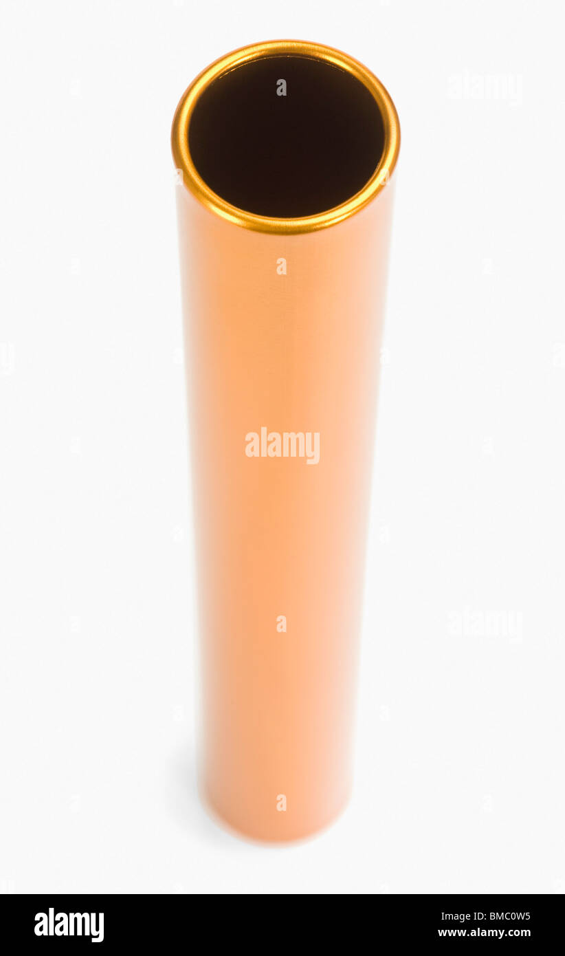 Close-up of a relay baton Banque D'Images